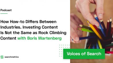How How-to Differs Between Industries. Investing Content Is Not the Same as Rock Climbing Content -- Boris Wartenberg // Searchmetrics