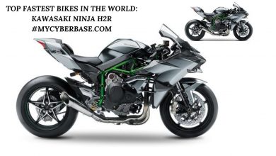 Top Fastest Bikes in the World Kawasaki Ninja H2R #mycyberbase.com