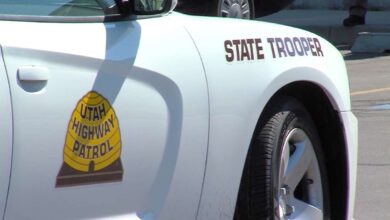 Interstate 15 is closed at 2600 South in Davis County due to a crash, Utah Highway Patrol said Sunday morning.