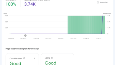 Google Search Console launches desktop page experience report