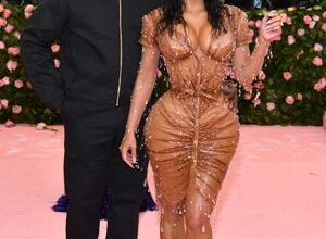 Kanye West and Kim Kardashian attend The Metropolitan Museum of Art's Costume Institute benefit gala on May 6, 2019, in New York.