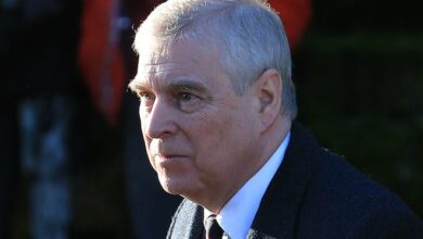 Prince Andrew in January 2020, arriving at a church service in Norfolk, in eastern England.