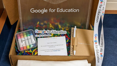 Google For Education Swag With Google Highlighters
