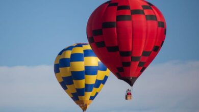 Balloon pilots sail into the sky above Sand Hollow Resort in this file photo from the Skyfest balloon festival in Hurricane on Saturday, Feb. 8, 2020. The event is back this year with special locations set aside for spectators.