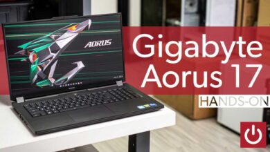 Gigabyte Aorus 17 gaming laptop