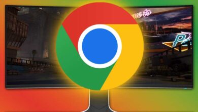 Chrome logo alienware monitor