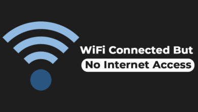 WiFi Connected but No Internet Access Error