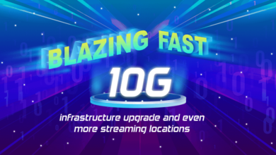 Blazing fast 10G infrastructure upgrade and even more streaming locations!