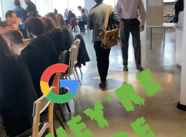 Google Washington D.C. Cafe Packed Again