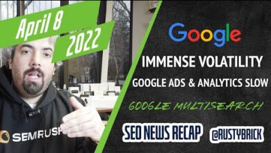 Search News Buzz Video Recap: Massive Google Ranking Fluctuations, New Google Multisearch, Ad & Analytics Latency & Local Search News