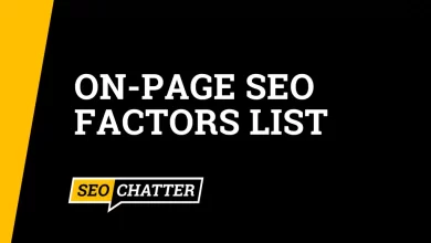 On-Page SEO Factors List
