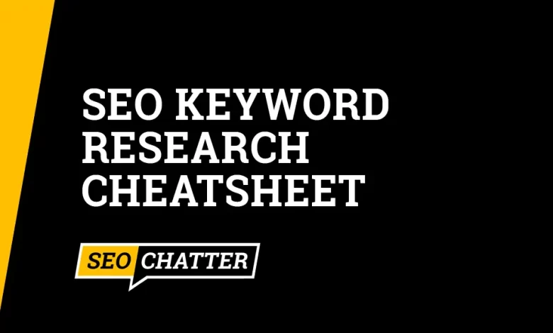 SEO Keyword Research Cheatsheet