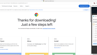 Edge survey while downloading Chrome