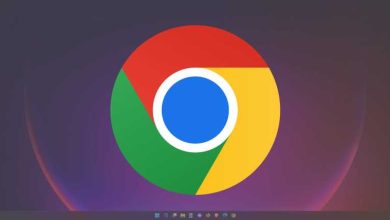 Google Chrome logo on top of Windows 11 desktop