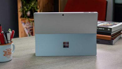 MS Surface Pro 9 Intel back